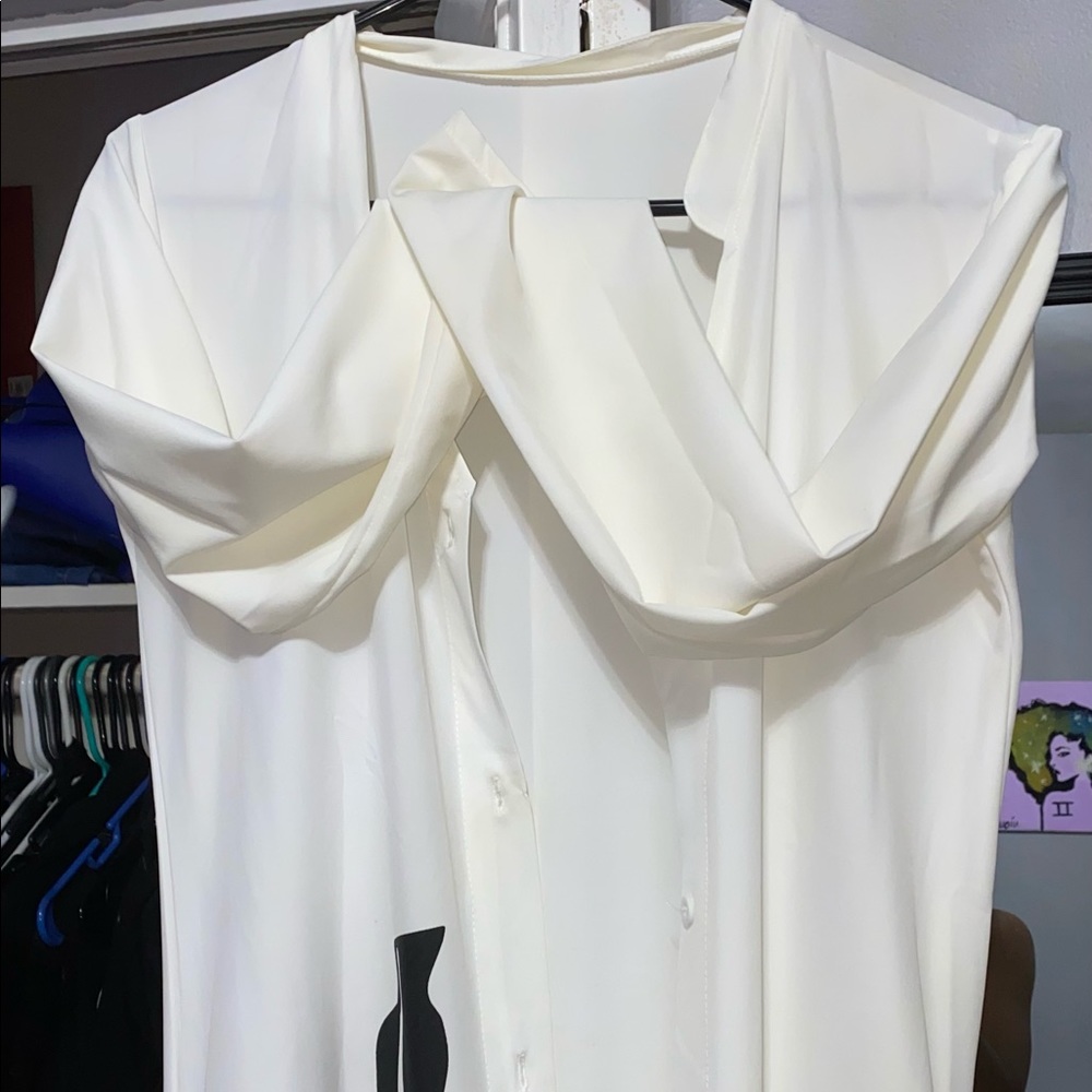 Long Button Up Dress W| Design